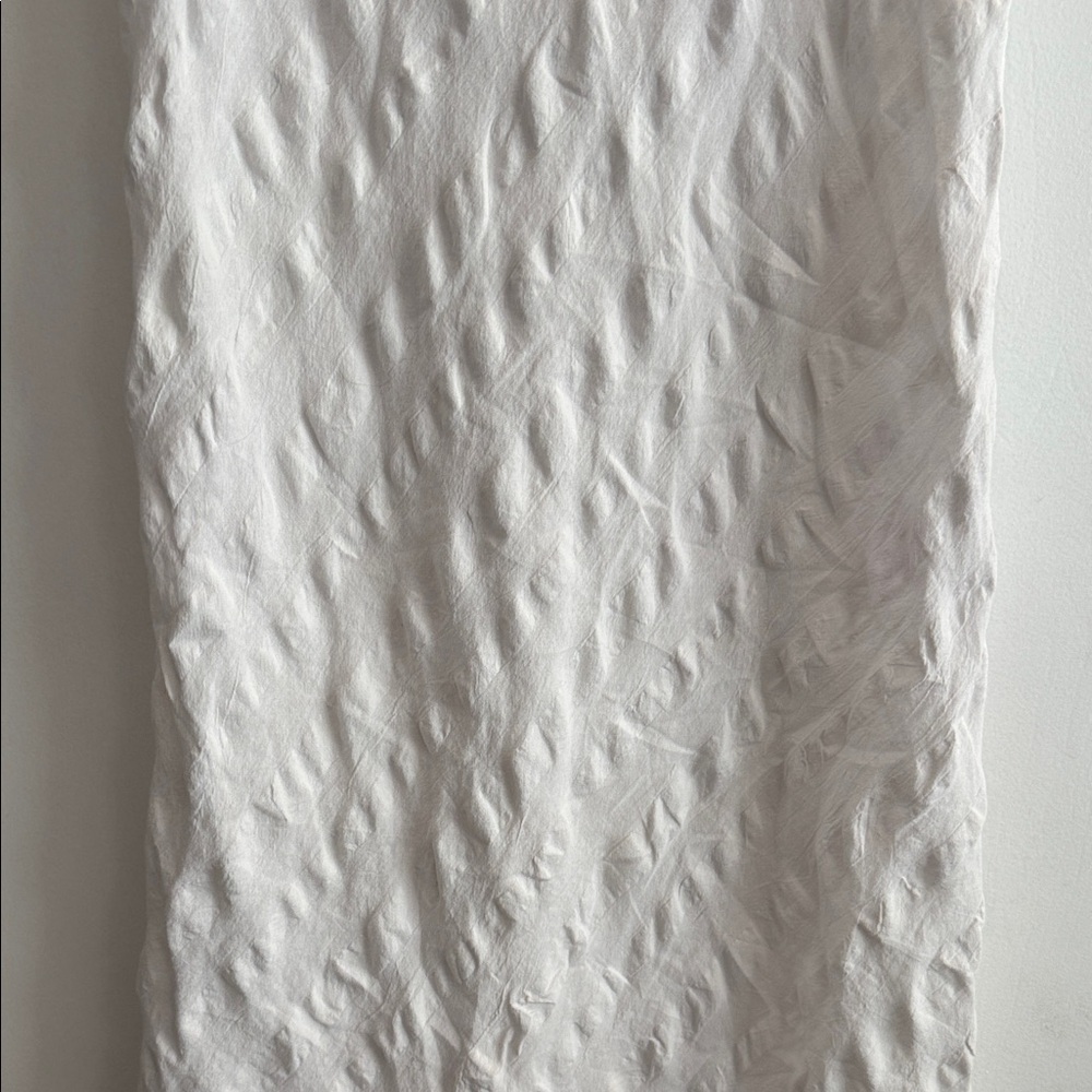 Free People Size Medium Free-est Natalya Solid Midi Dress in Ivory - Picture 6 of 16